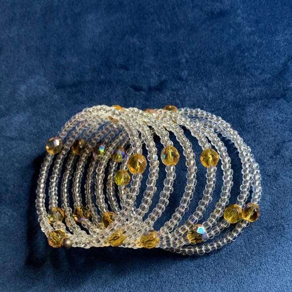Spiral bracelet 🤍🧡 S - Picture 3 of 6